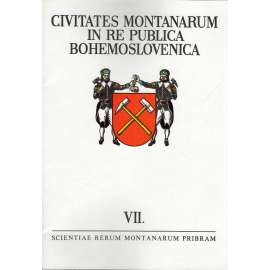 Horní města v Československu VII. [znaky měst - Boží Dar, Duchcov, Blatná, Rejštejn, Červené Janovice, Havlíčkova Borová, Polička, Nové Město na Moravě, Horní Město, Orlová, Nová Baňa, Zlatá Idka, Loučná] Civitates montanarum in re publica Bohemoslovenica