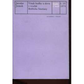 Vztah hudby a slova v tvorbě Bedřicha Smetany. Studie ČSAV 10/1976 (Bedřich Smetana)