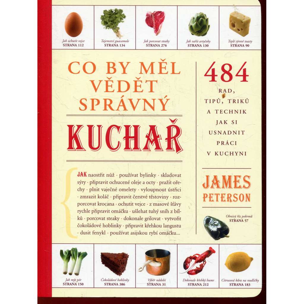 Co by měl vědět správný kuchař - 484 rad, tipů, triků a technik jak si usnadnit práci v kuchyni (kuchařka)