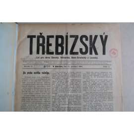 Třebízský, list pro okres Slaný Velvary Nové Strašecí, Louny (1905) [okresy slanský, velvarský, novostrašecký a lounský; část dnešních okresů Kladno a Rakovník]