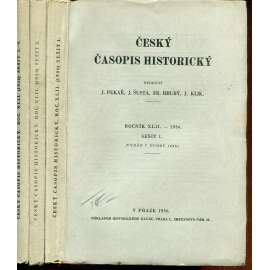 Český časopis historický, ročník XLII./1936, sešit 1-4 (3 svazky)