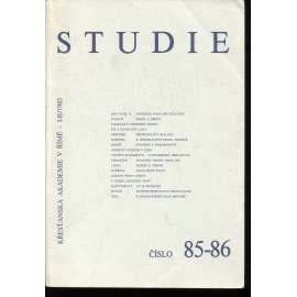 Studie, číslo 85-86, ročník I.-II./1983 (exilové vydání)