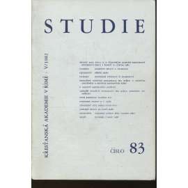 Studie, číslo 83, ročník V./1982 (exilové vydání)