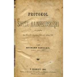 Protokol sjezdu Hainfeldského, odbývaného dne 30. a 31. prosince 1888 a 1. ledna 1889 (Rakouská strana dělnická)