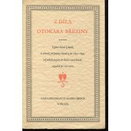 Z díla Otokara Březiny [Otokar Březina, výbor básní a z knih]
