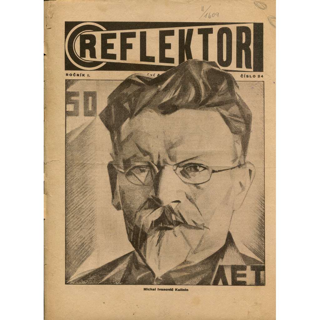 Reflektor, ročník I., číslo 24 (časopis, staré noviny, 1. republika) - pošk.