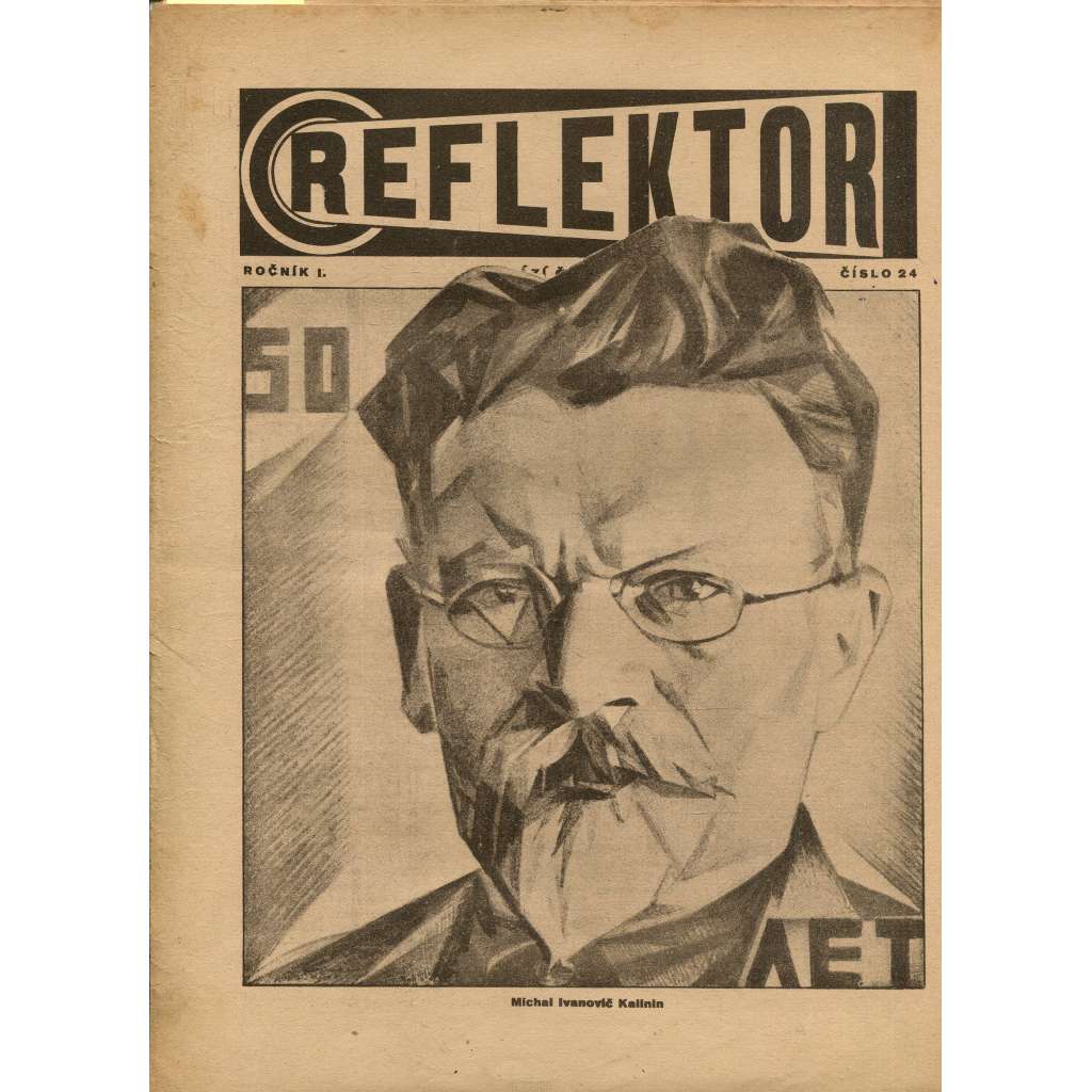 Reflektor, ročník I., číslo 24 (časopis, staré noviny, 1. republika)