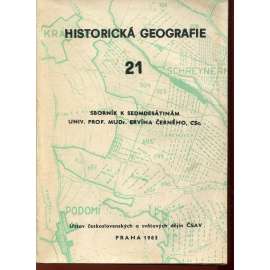 Historická geografie, 21./1983. Sborník k sedmdesátinám univ. prof. MUDr. Ervína Černého (Ervín Černý) - Středověké osídlení