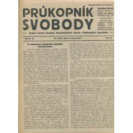 Průkopník svobody, ročník III., číslo 6/1921. Orgán české skupiny komunistické strany v Rakouské republice (1. republika, noviny)