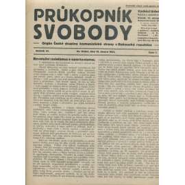 Průkopník svobody, ročník III., číslo 7/1921. Orgán české skupiny komunistické strany v Rakouské republice (1. republika, noviny)