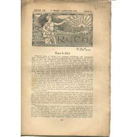 Tělocvičný ruch. Ročník XIII., číslo 21/1919. Orgán svazu dělnických tělocvičných jednot českoslovanských (1. republika, staré noviny)