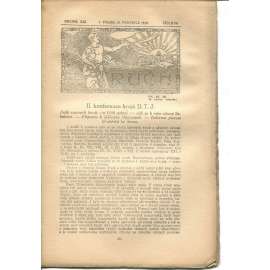 Tělocvičný ruch. Ročník XIII., číslo 24/1919. Orgán svazu dělnických tělocvičných jednot českoslovanských (1. republika, staré noviny)