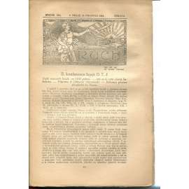 Tělocvičný ruch. Ročník XIII., číslo 24/1919. Orgán svazu dělnických tělocvičných jednot českoslovanských (1. republika, staré noviny)