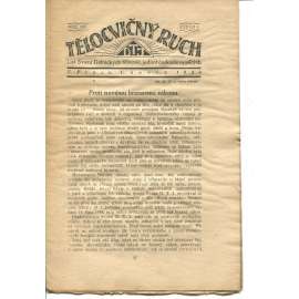 Tělocvičný ruch. Ročník XIV., číslo 3/1920. List svazu dělnických tělocvičných jednot československých (1. republika, staré noviny)