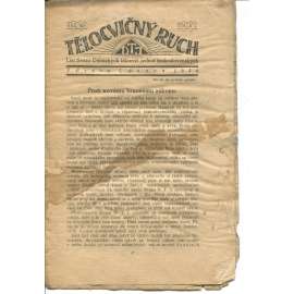 Tělocvičný ruch. Ročník XIV., číslo 3/1920. List svazu dělnických tělocvičných jednot československých (1. republika, staré noviny)