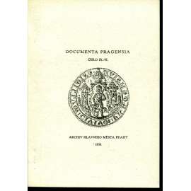 Documenta pragensia, číslo IX./II./1991