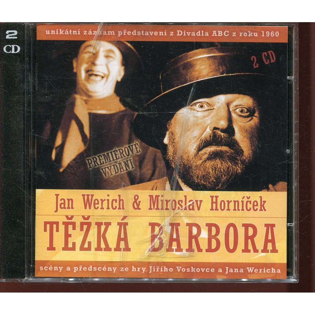 Těžká Barbora / Balada z hadrů / Caesar (Divadlo ABC, 3 CD, 3 hry)