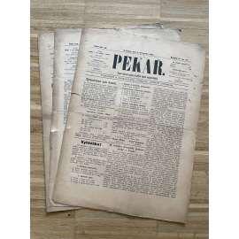 Pekař, ročník II., číslo 21 a 23-24/1891. Časopis věnovaný zájmům dělníků českoslovanských (noviny)