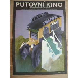 Putovní kino (filmový plakát, film Austrálie 1977, režie John Power, Hrají: John Meillon, Rod Taylor, John Ewart)