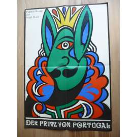 Der Prinz von Portugal (plakát, loutky, Puppentheater der Stadt Halle, 1979, Hans Hoppe)