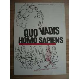 Quo vadis homo sapiens (filmový plakát, kreslený film Rumunsko, režie Oin Popescu-Gopo, 1959)