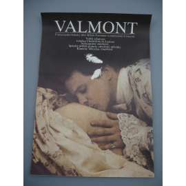 Valmont (filmový plakát, film Francie, VB 1989, režie Miloš Forman, Hrají: Colin Firth, Annette Bening, Meg Tilly)