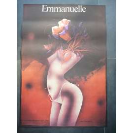 Emmanuelle (filmový plakát, film Francie 1974, režie Just Jaeckin, Hrají: Sylvia Kristel, Alain Cuny, Marika Green)