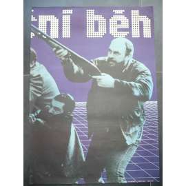 Půlnoční běh (filmový plakát, film USA 1988, režie Martin Brest, Hrají: Robert De Niro, Charles Grodin, Yaphet Kotto)