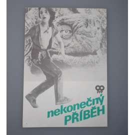 Nekonečný příběh (filmový plakát, papírová fotoska, slepka, film NSR 1984, režie Wolfgang Petersen, Hrají: Barret Oliver, Noah Hathaway, Gerald McRaney)[Neverending Story - Die unendliche Geschichte]