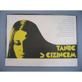 Tanec s cizincem (filmový plakát, papírová fotoska, slepka, film VB 1985, režie Mike Newell, Hrají: Miranda Richardson, Rupert Everett, Ian Holm)