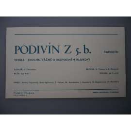 Povídky z 5.b (filmový plakát, papírová fotoska, slepka, film SSSR, režie Ilja Frez, hrají: Andrej Vojnovskij, Roza Agiševová, T. Peltcer)