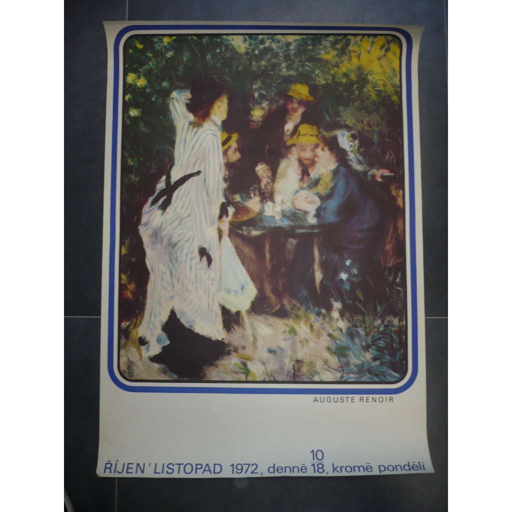 Auguste Renoir (1941 - 1919) - výstava 1972 - plakát