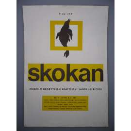 Skokan (filmový plakát, film USA 1963, režie James B. Clark, Hrají: Chuck Connors, Luke Halpin, Connie Scott)