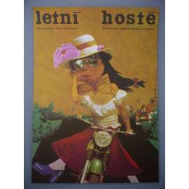 Letní hosté (filmový plakát, film Francie 1974, režie Michel Gérard, Hrají: Alice Sapritch, Paul Préboist, Michel Galabru)