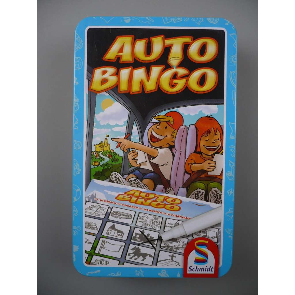 Auto Bingo - Společenská stolní hra, desková hra