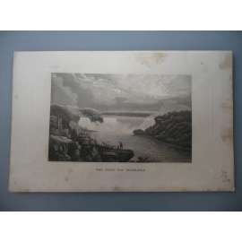 Niagara - oceloryt cca 1850, grafika, nesignováno