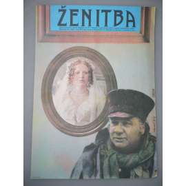 Ženitba (filmový plakát, autor Karel Zavadil *1946, film SSSR, režie Vitalij Melnikov)