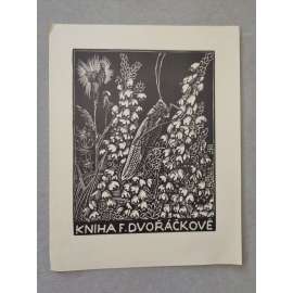 Anna Macková (1887 - 1969) - EX LIBRIS - dřevoryt, grafika, nesignováno