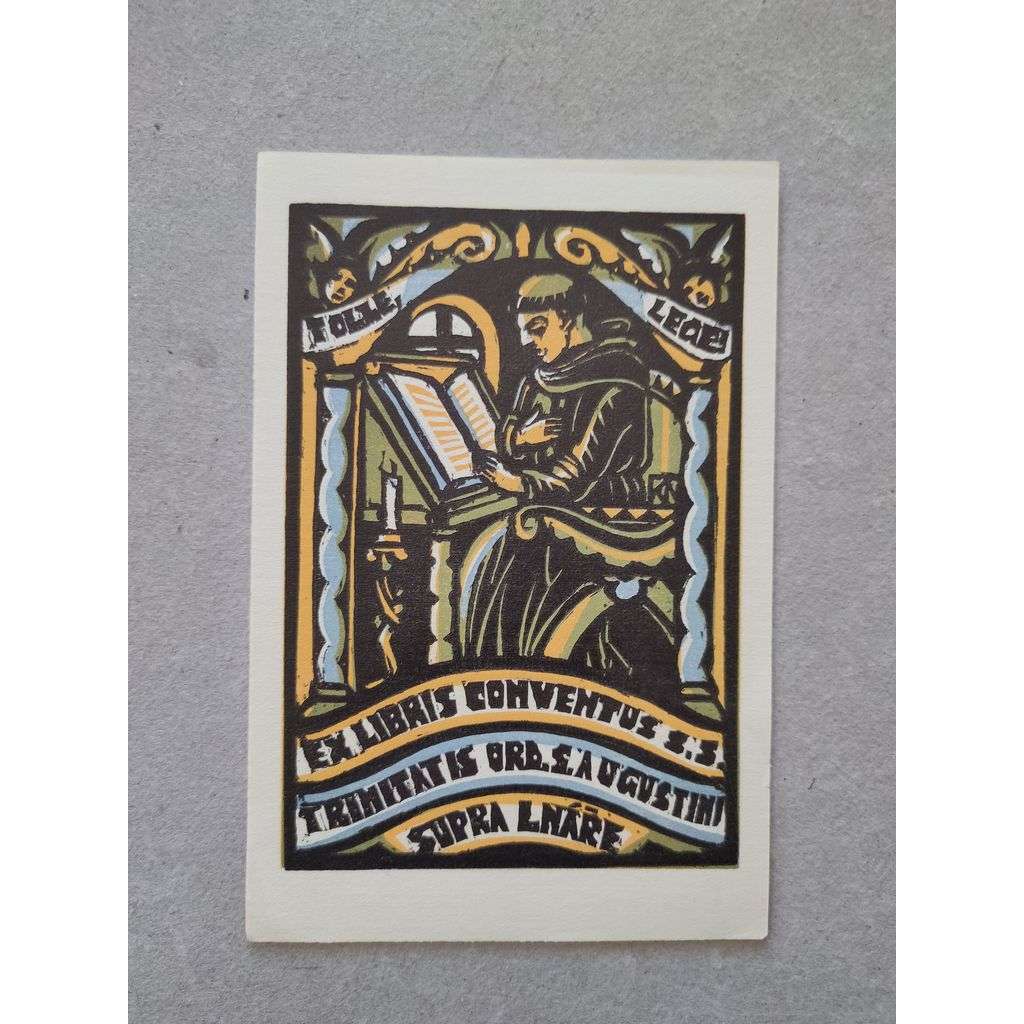 Karel Němec (1879 - 1960) - EX LIBRIS - dřevoryt, grafika, nesignováno