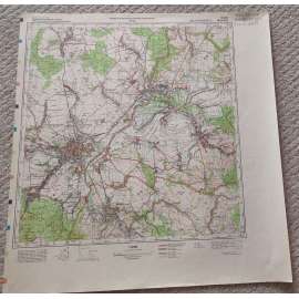 Zittau [Žitava, Německo] - měřítko 1:50 000 [speciální mapa]