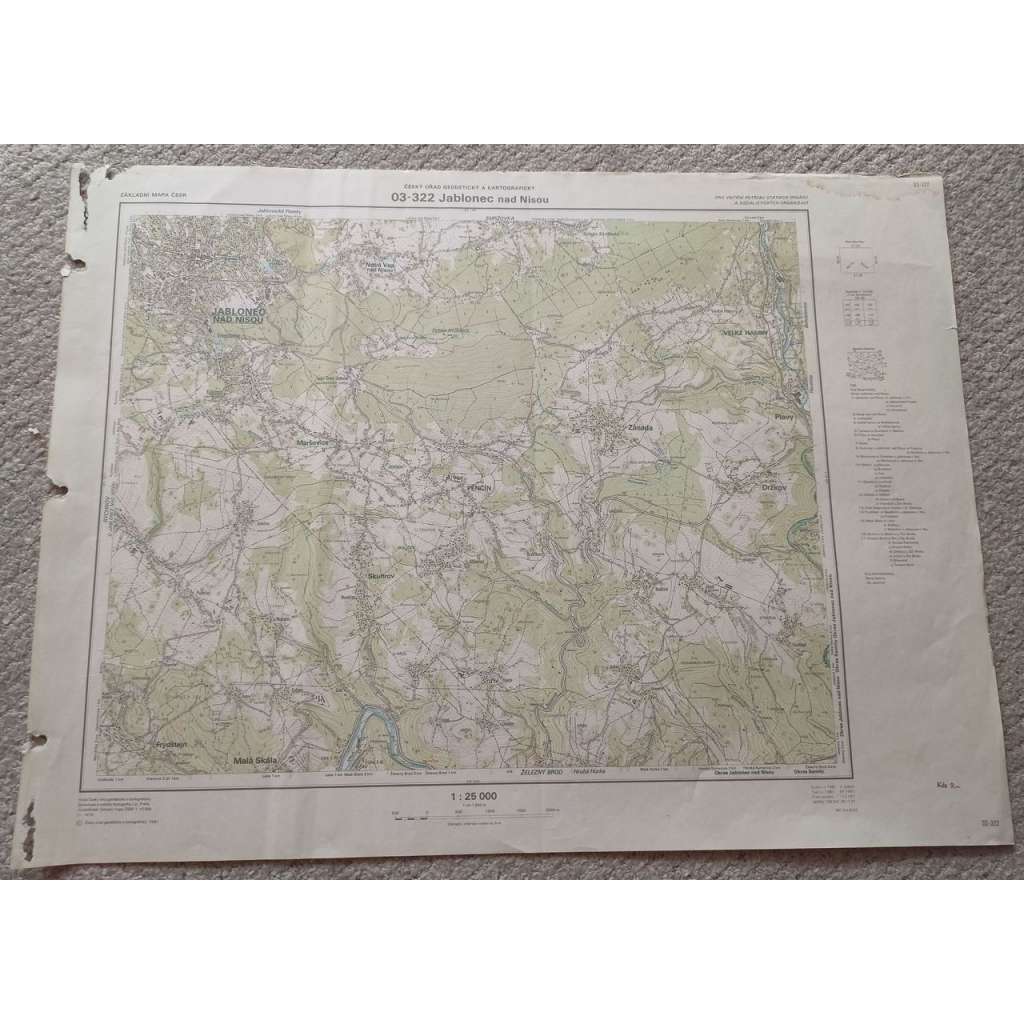 Jablonec nad Nisou - měřítko 1:25 000 [speciální mapa]