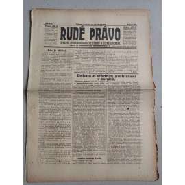 Rudé právo (23.10.1926) Ročník VII. - 1. republika, staré noviny