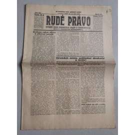 Rudé právo (24.10.1926) Ročník VII. - 1. republika, staré noviny