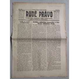 Rudé právo (27.10.1926) Ročník VII. - 1. republika, staré noviny