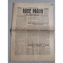 Rudé právo (30.10.1926) Ročník VII. - 1. republika, staré noviny