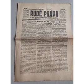 Rudé právo (29.8.1926) Ročník VII. - 1. republika, staré noviny