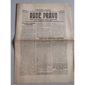 Rudé právo (5.8.1926) Ročník VII. - 1. republika, staré noviny