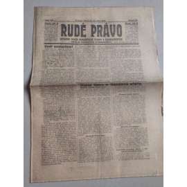 Rudé právo (10.8.1926) Ročník VII. - 1. republika, staré noviny