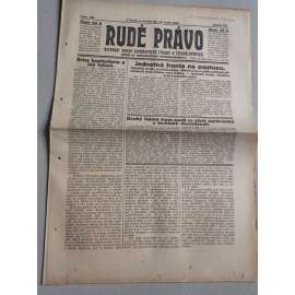 Rudé právo (12.8.1926) Ročník VII. - 1. republika, staré noviny