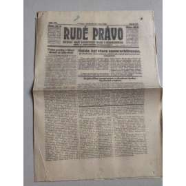 Rudé právo (13.8.1926) Ročník VII. - 1. republika, staré noviny